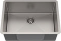 Standart PRO 26-Inch 16 Gauge Undermount Single Bowl Stainless Steel Kitchen Sink, KHU100-26