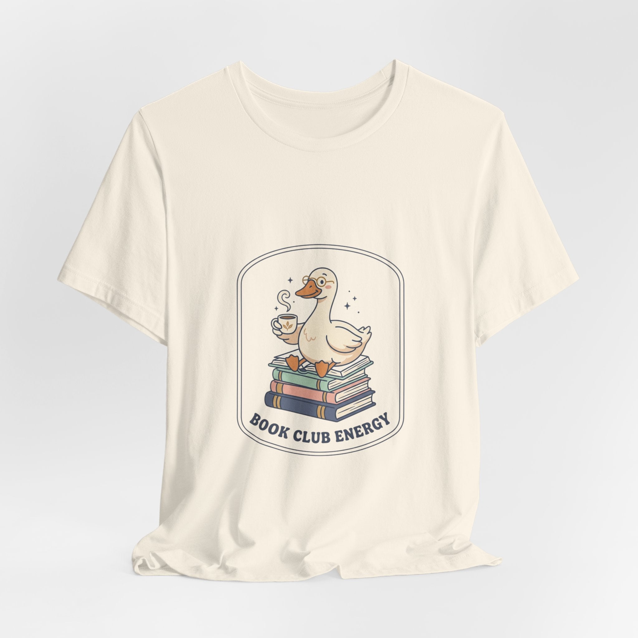 Book Club Energy T-Shirt | silly humor, goofy animal