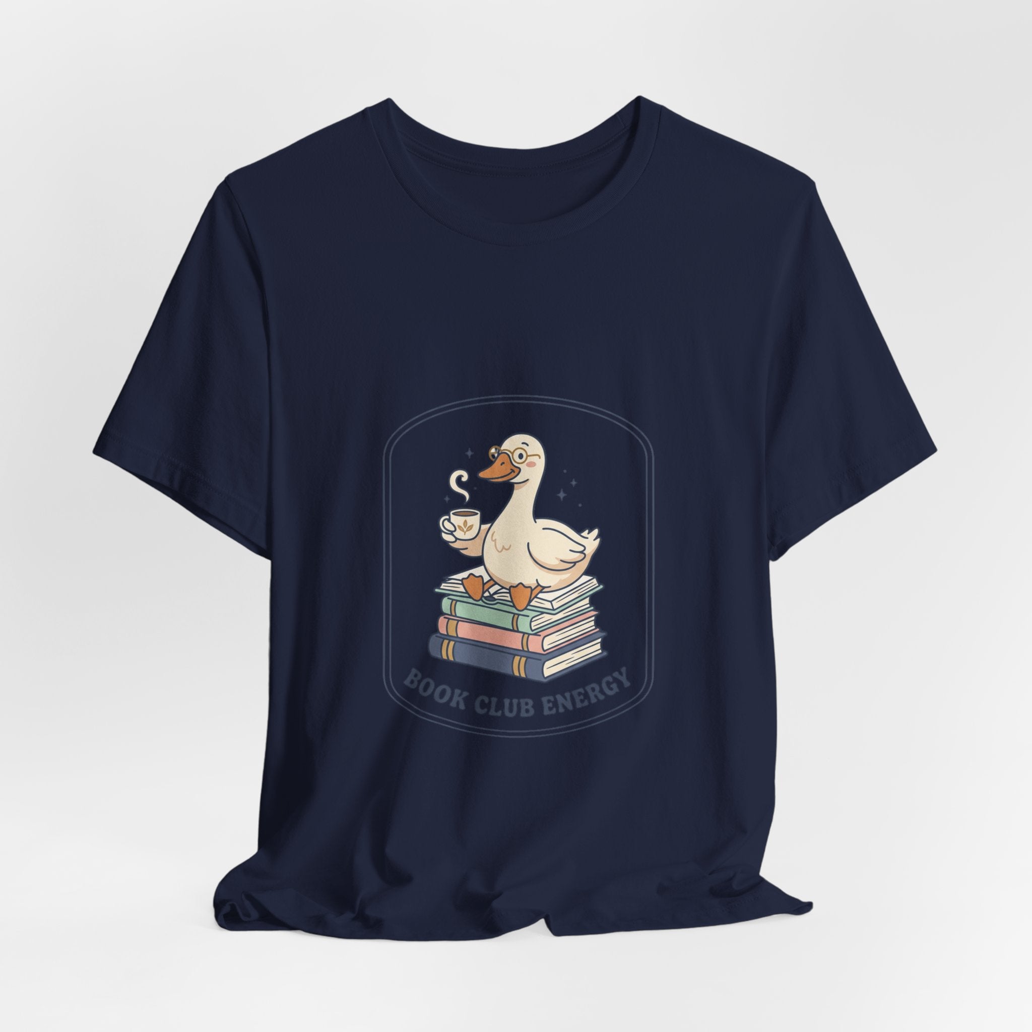 Book Club Energy T-Shirt | silly humor, goofy animal