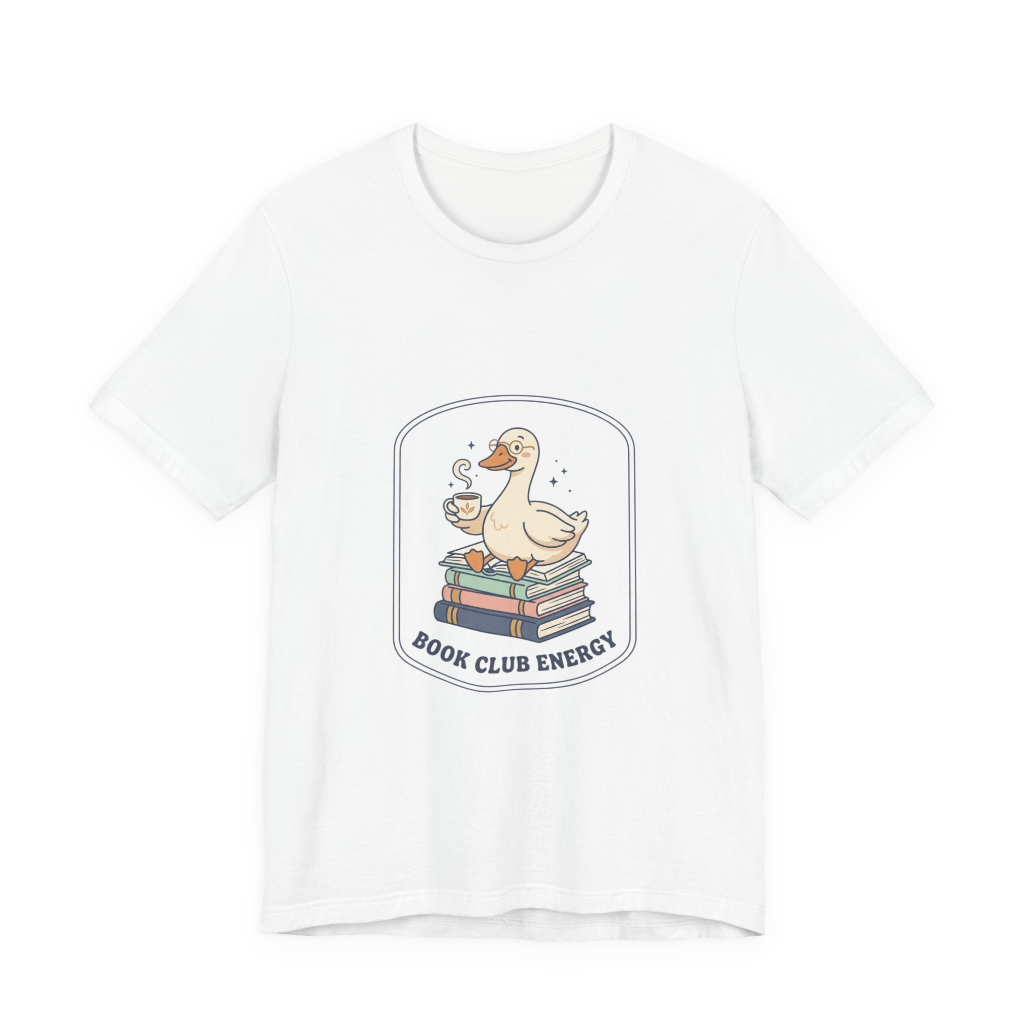 Book Club Energy T-Shirt | silly humor, goofy animal