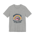 Mentally Ill Tee | mental health humor, retro wavy text