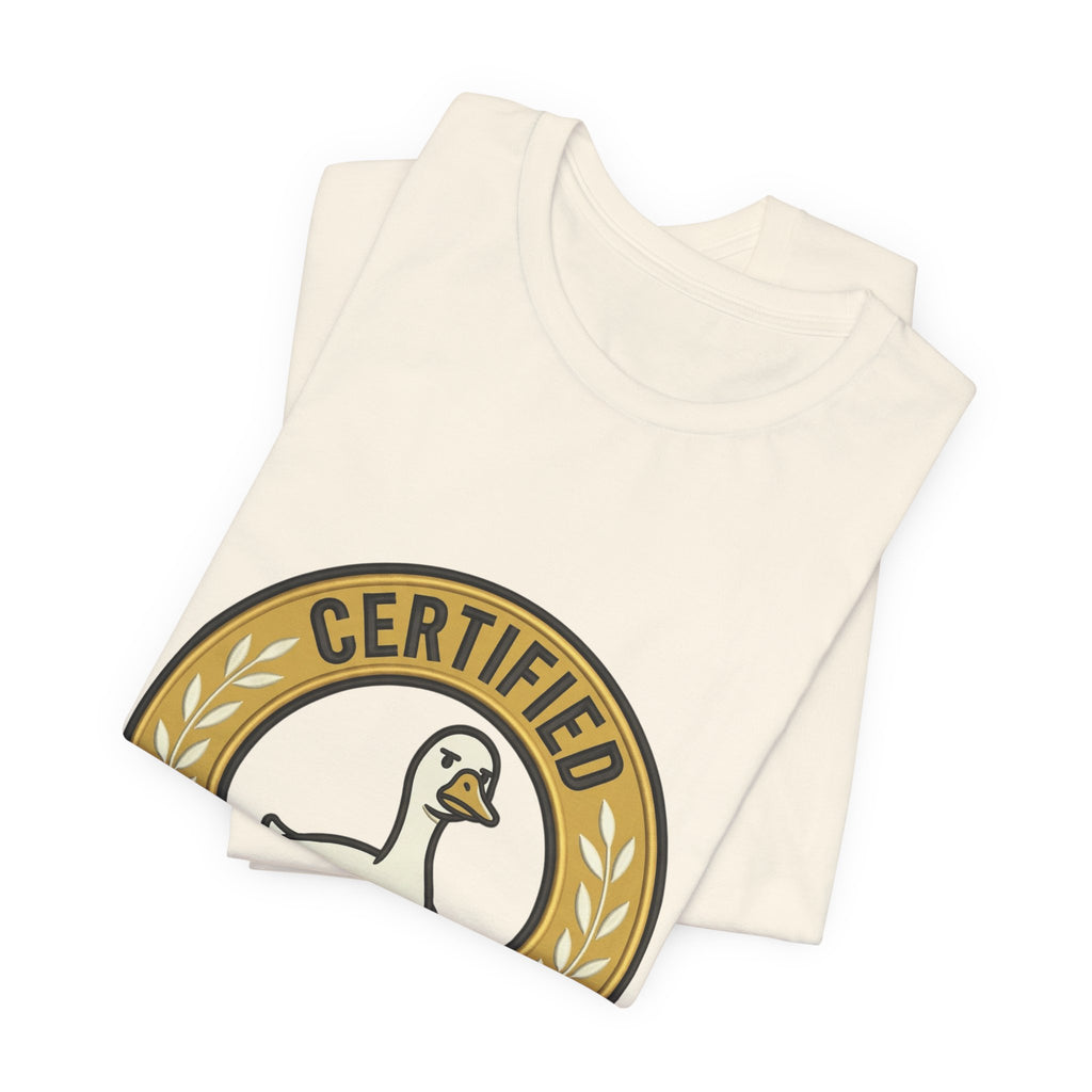 Certified Silly Goose Tee | goofy animal, wholesome humor