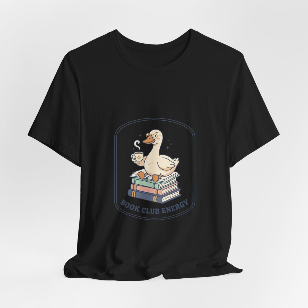 Book Club Energy T-Shirt | silly humor, goofy animal