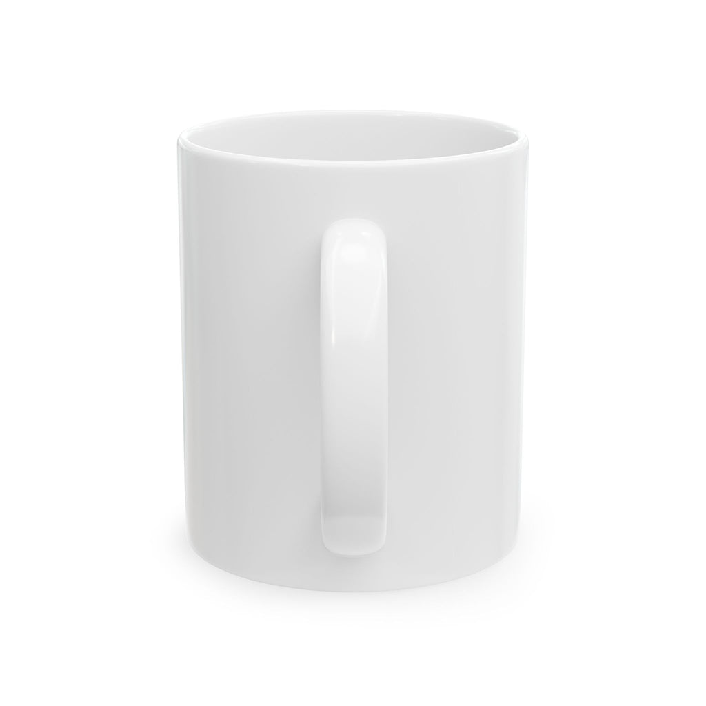 Worxican Logo Ceramic Mug – Monochrome Emblem Coffee Cup (11oz or 15oz)