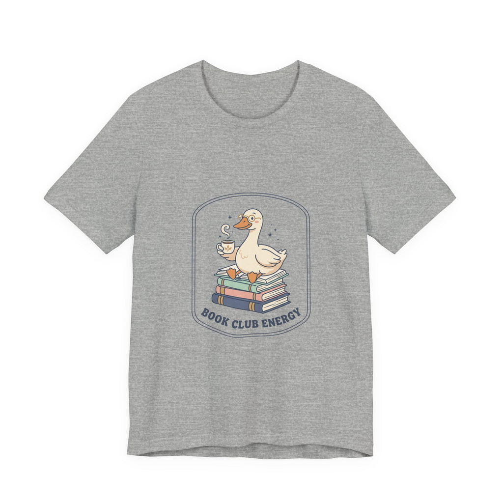 Book Club Energy T-Shirt | silly humor, goofy animal