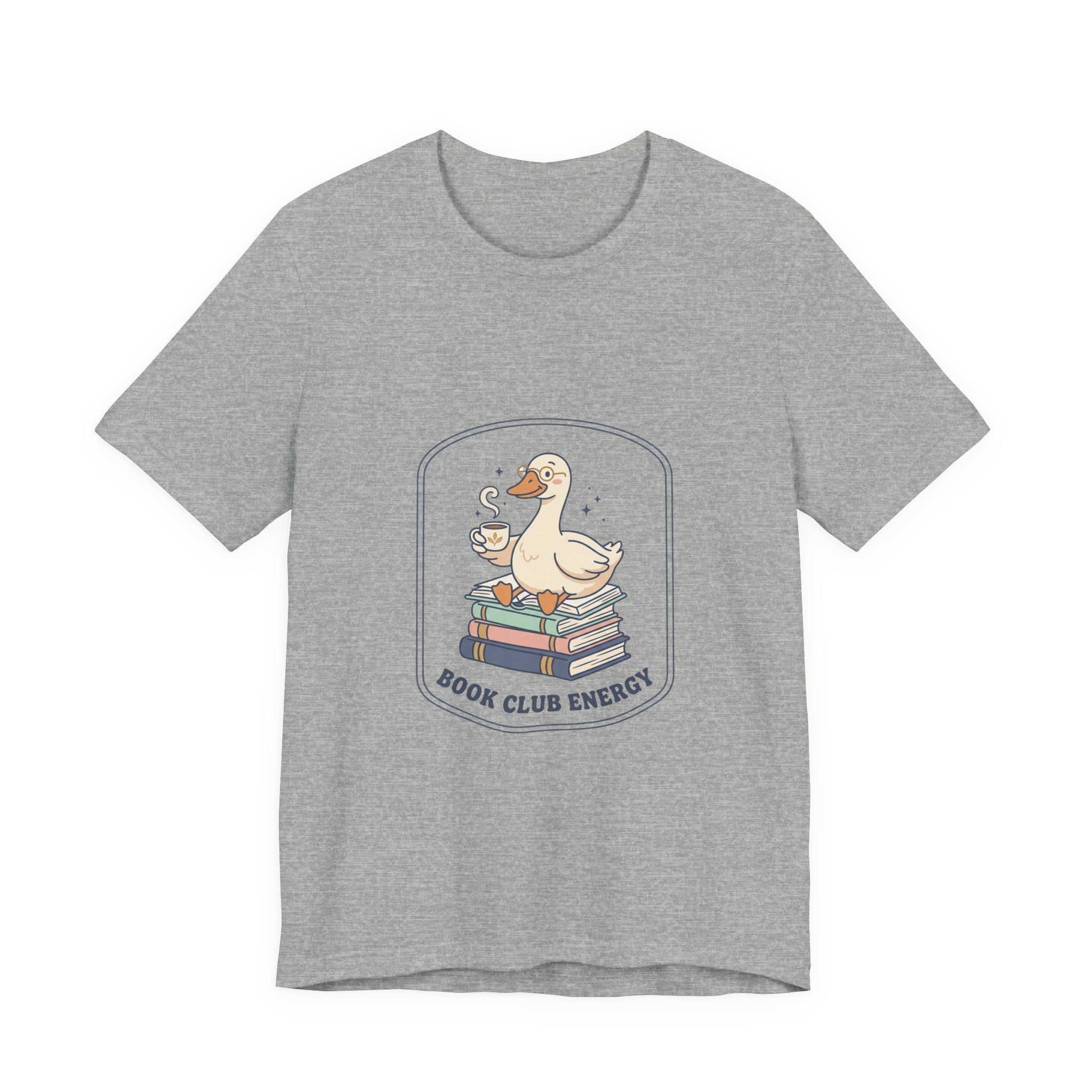 Book Club Energy T-Shirt | silly humor, goofy animal