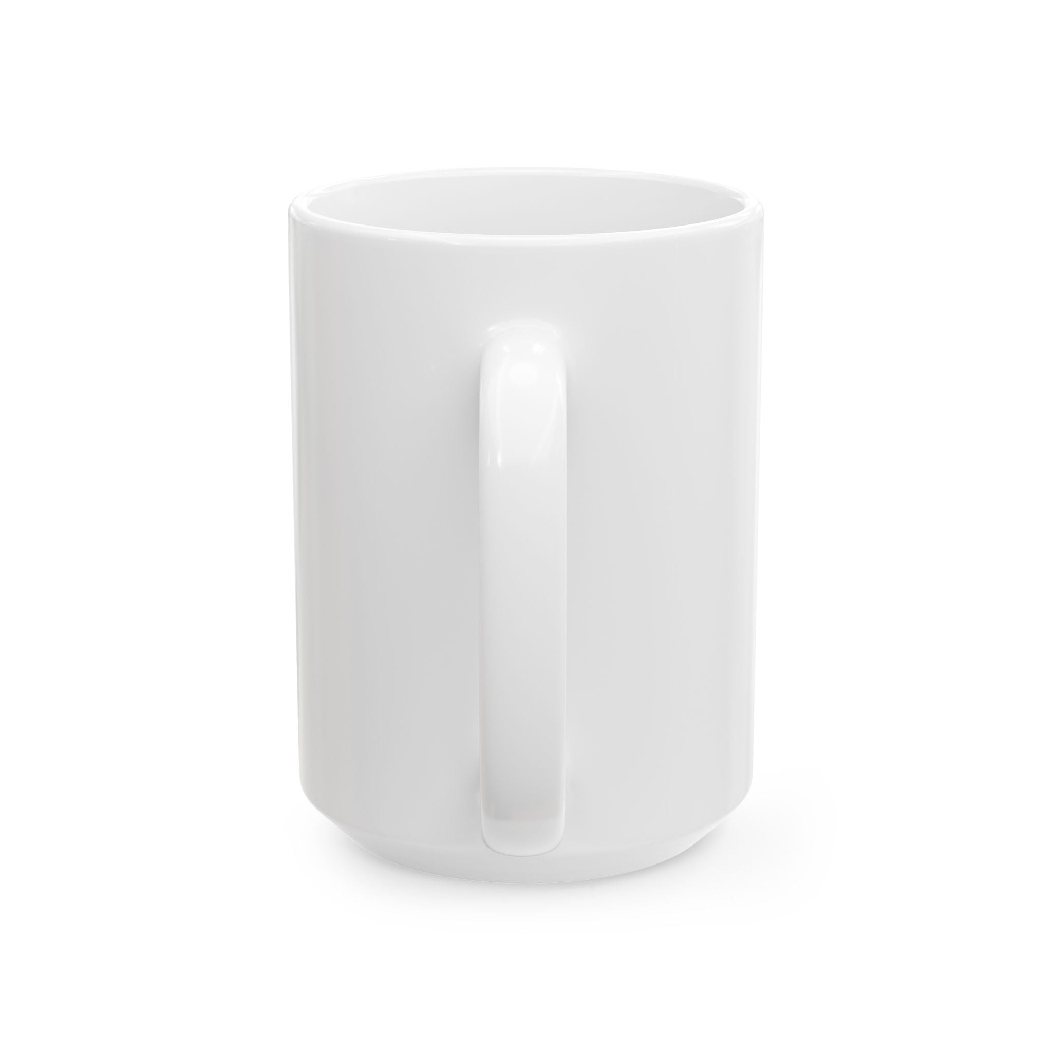 Worxican Logo Ceramic Mug – Monochrome Emblem Coffee Cup (11oz or 15oz)