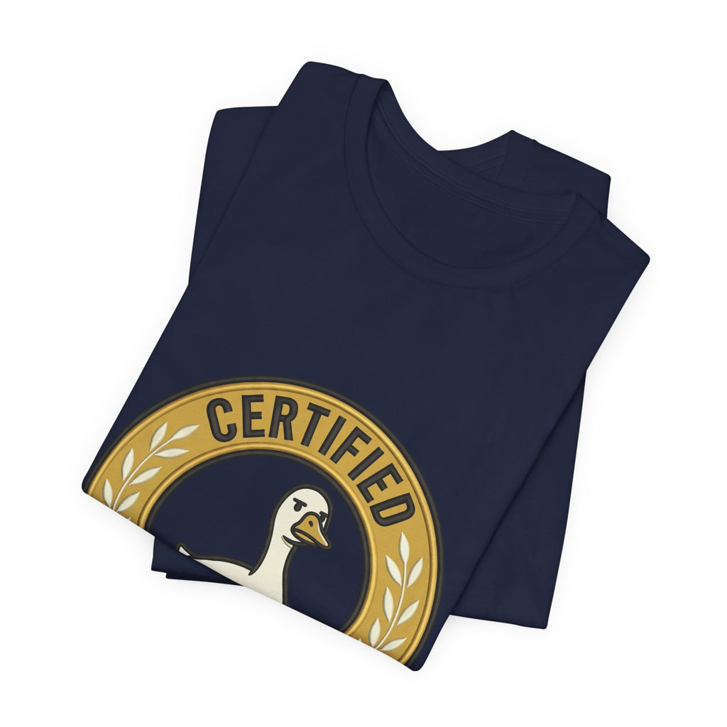 Certified Silly Goose Tee | goofy animal, wholesome humor