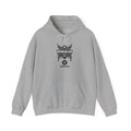 WORXICAN geometric X logo Hoodie | silver text streetwear