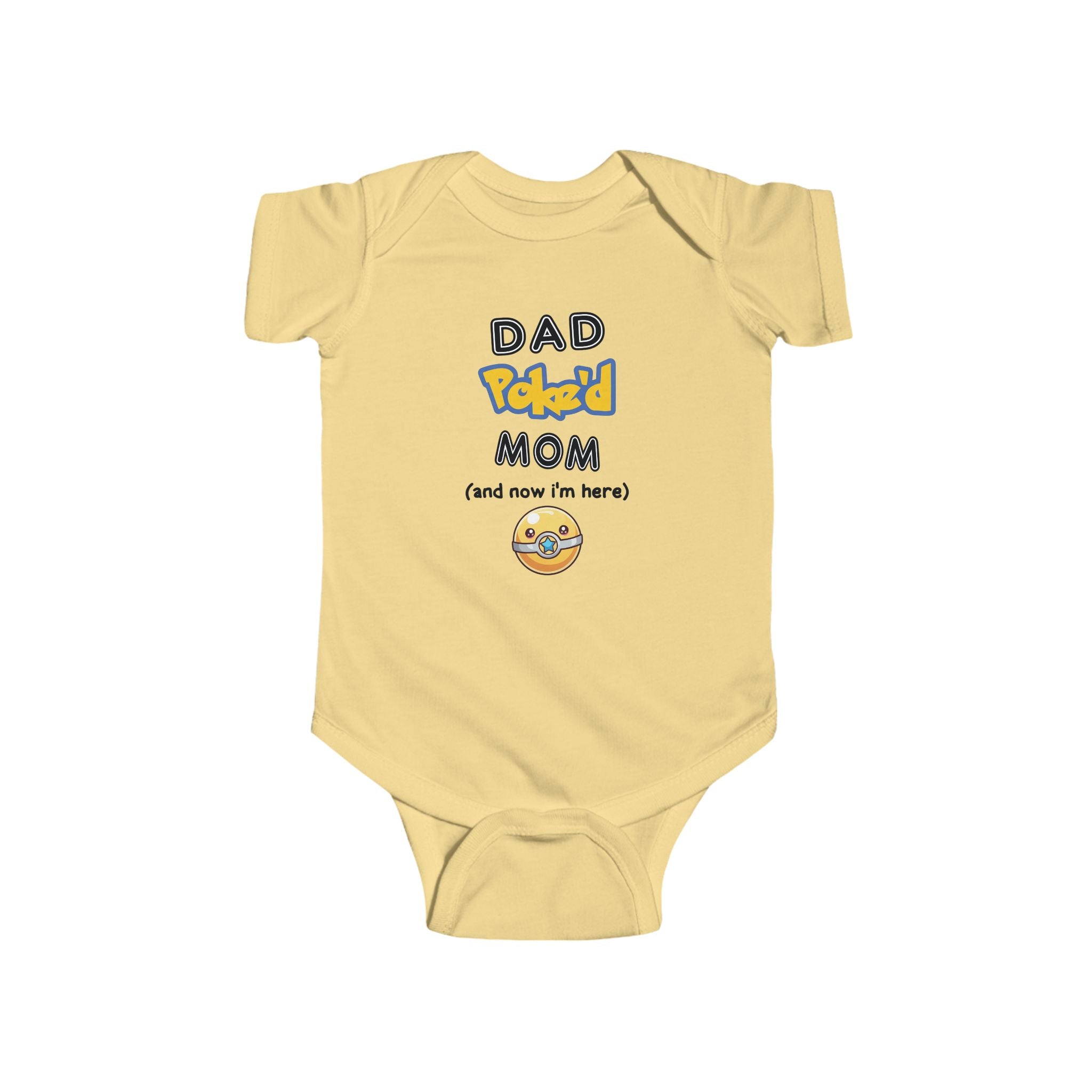 Dad Pokéd Mom baby bodysuit | Infant Bodysuit, Outfit Clothing