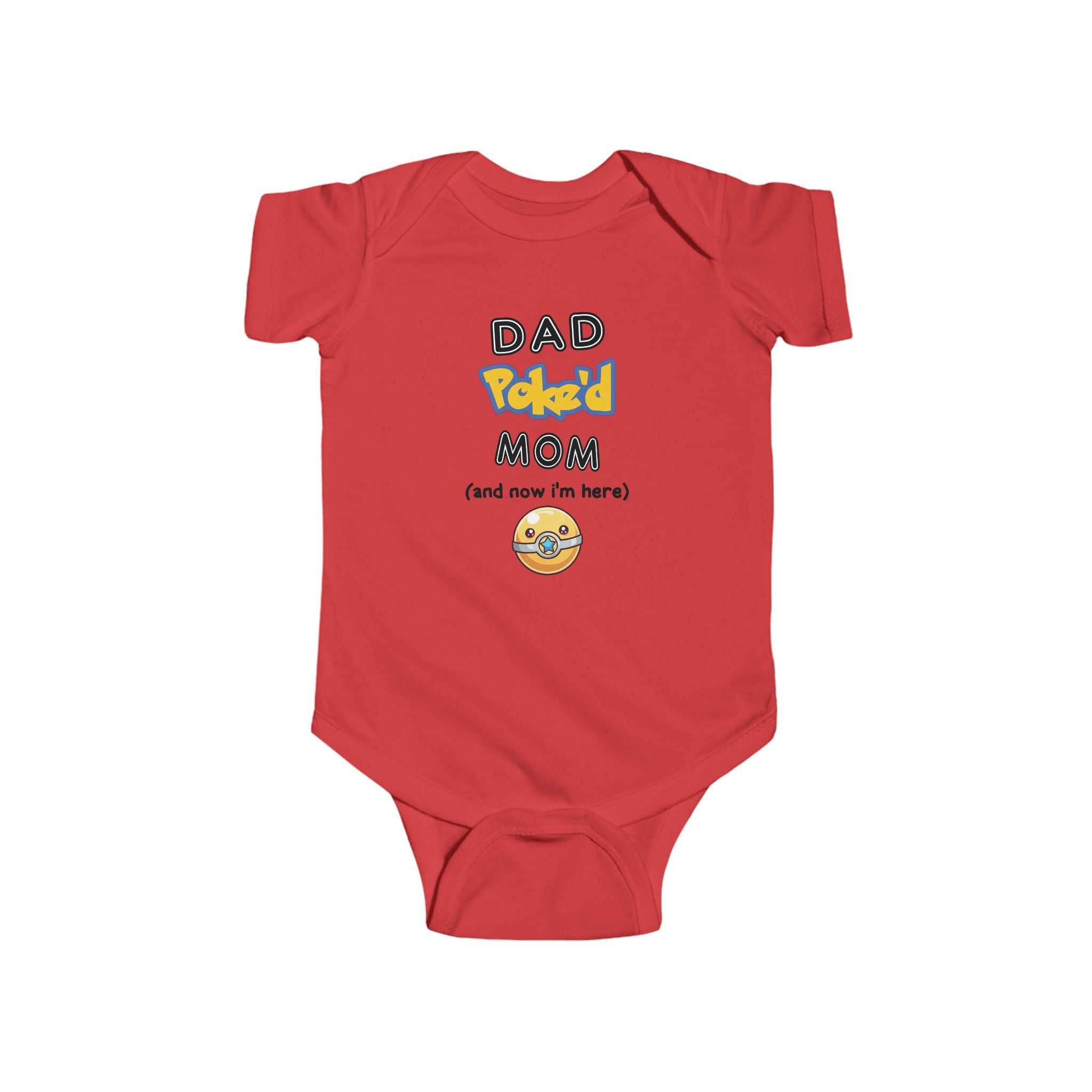 Dad Pokéd Mom baby bodysuit | Infant Bodysuit, Outfit Clothing