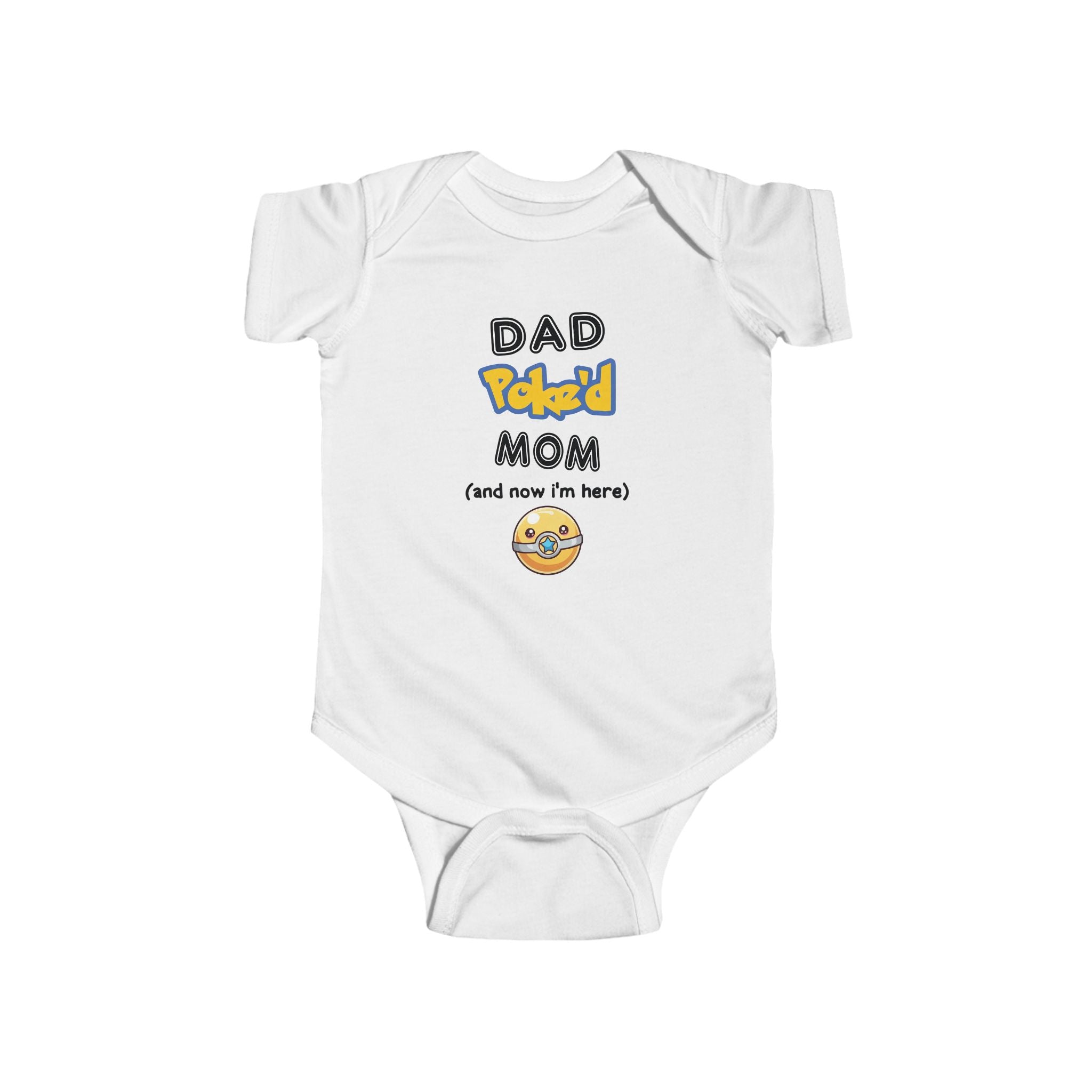 Dad Pokéd Mom baby bodysuit | Infant Bodysuit, Outfit Clothing