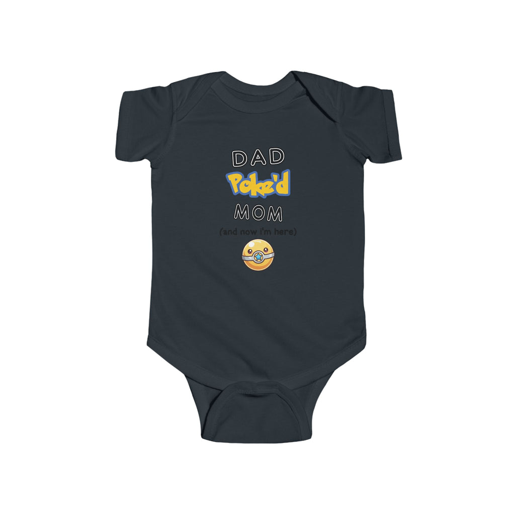 Dad Pokéd Mom baby bodysuit | Infant Bodysuit, Outfit Clothing