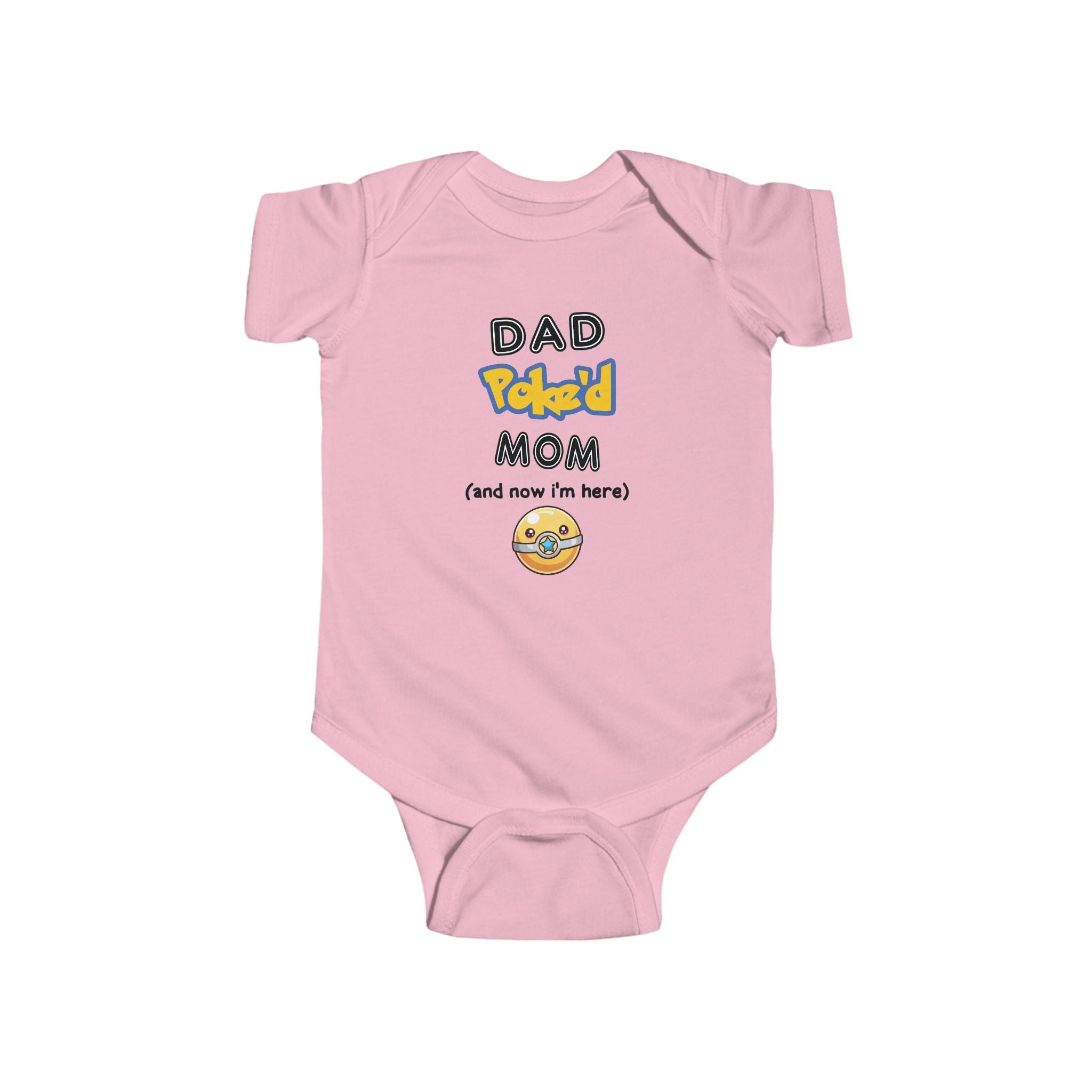 Dad Pokéd Mom baby bodysuit | Infant Bodysuit, Outfit Clothing