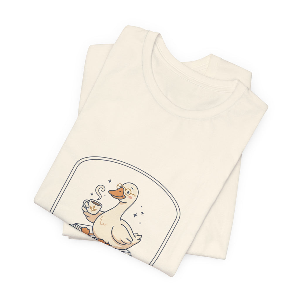 Book Club Energy T-Shirt | silly humor, goofy animal