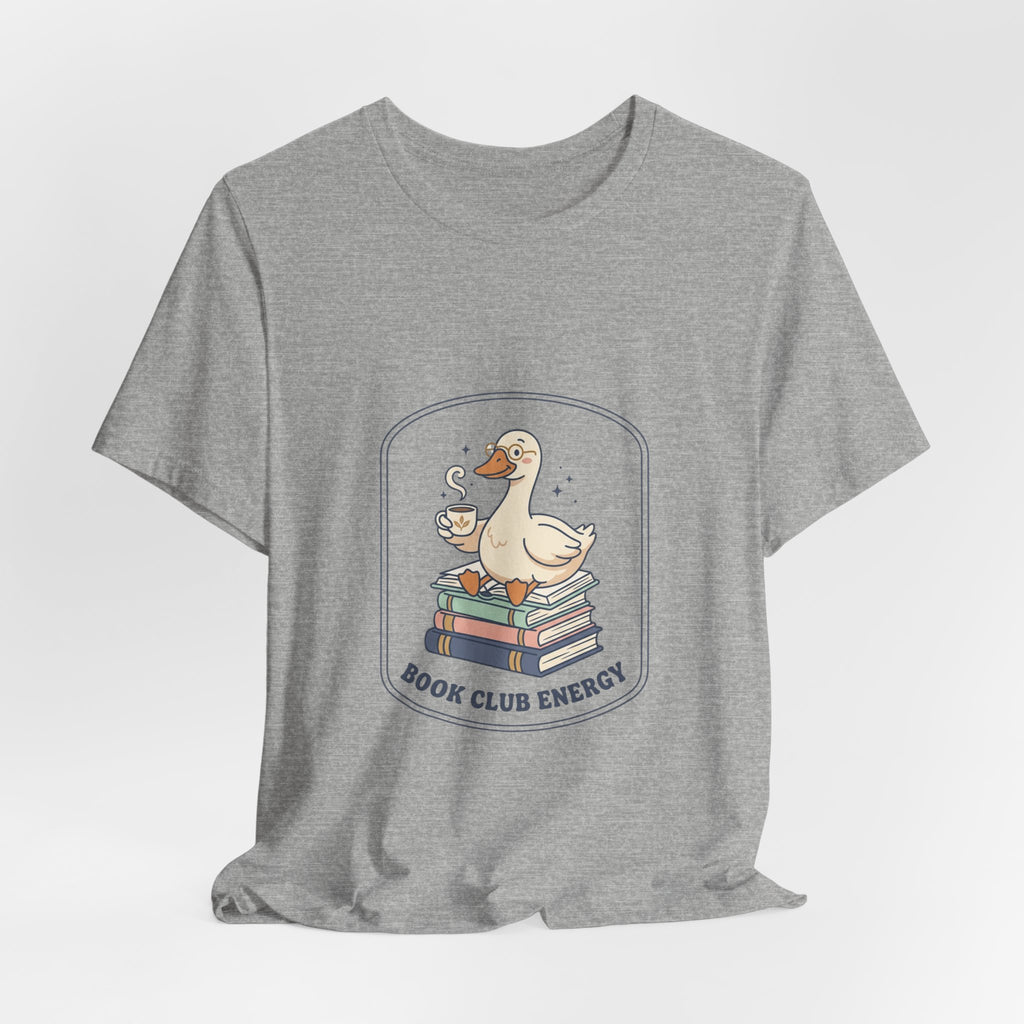 Book Club Energy T-Shirt | silly humor, goofy animal