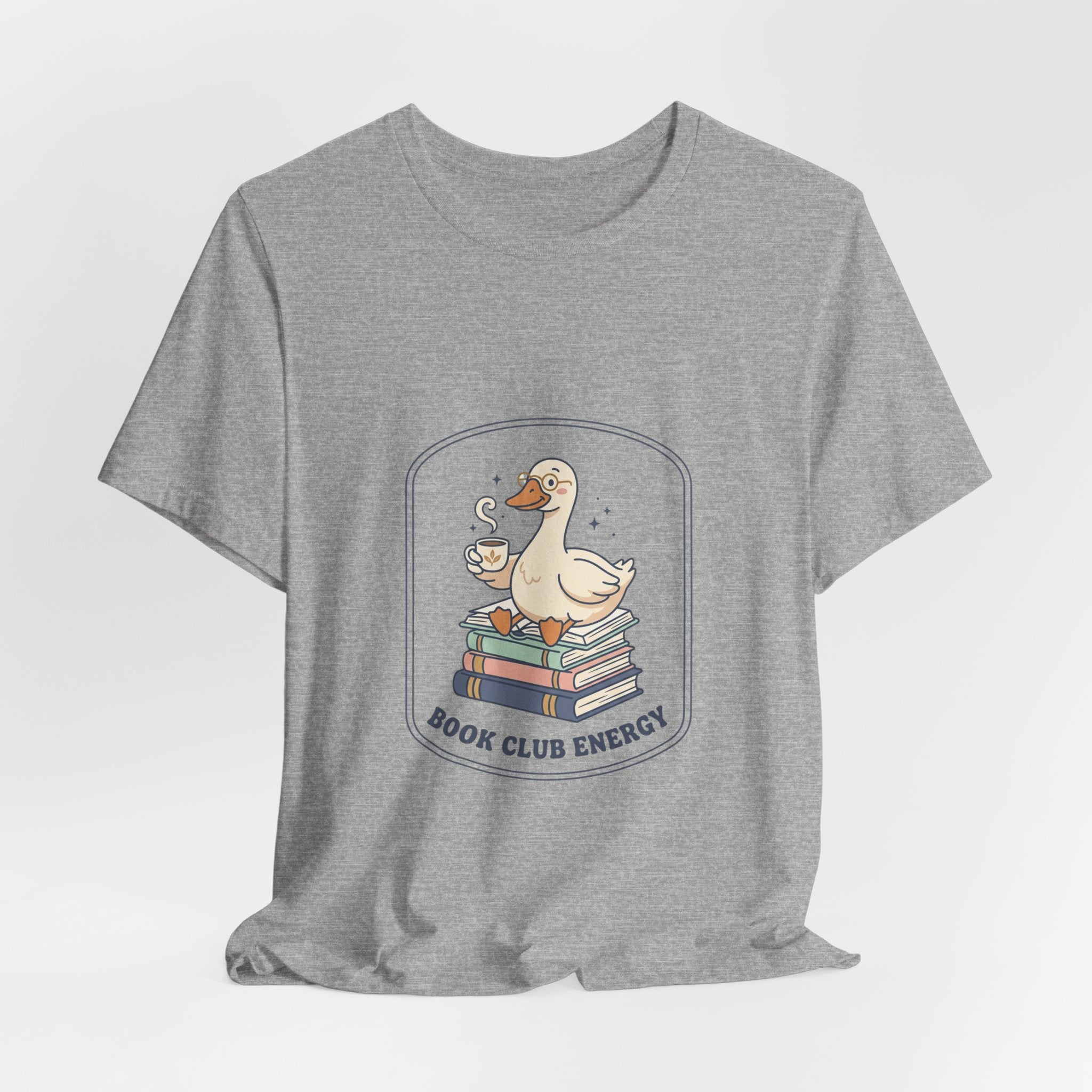 Book Club Energy T-Shirt | silly humor, goofy animal