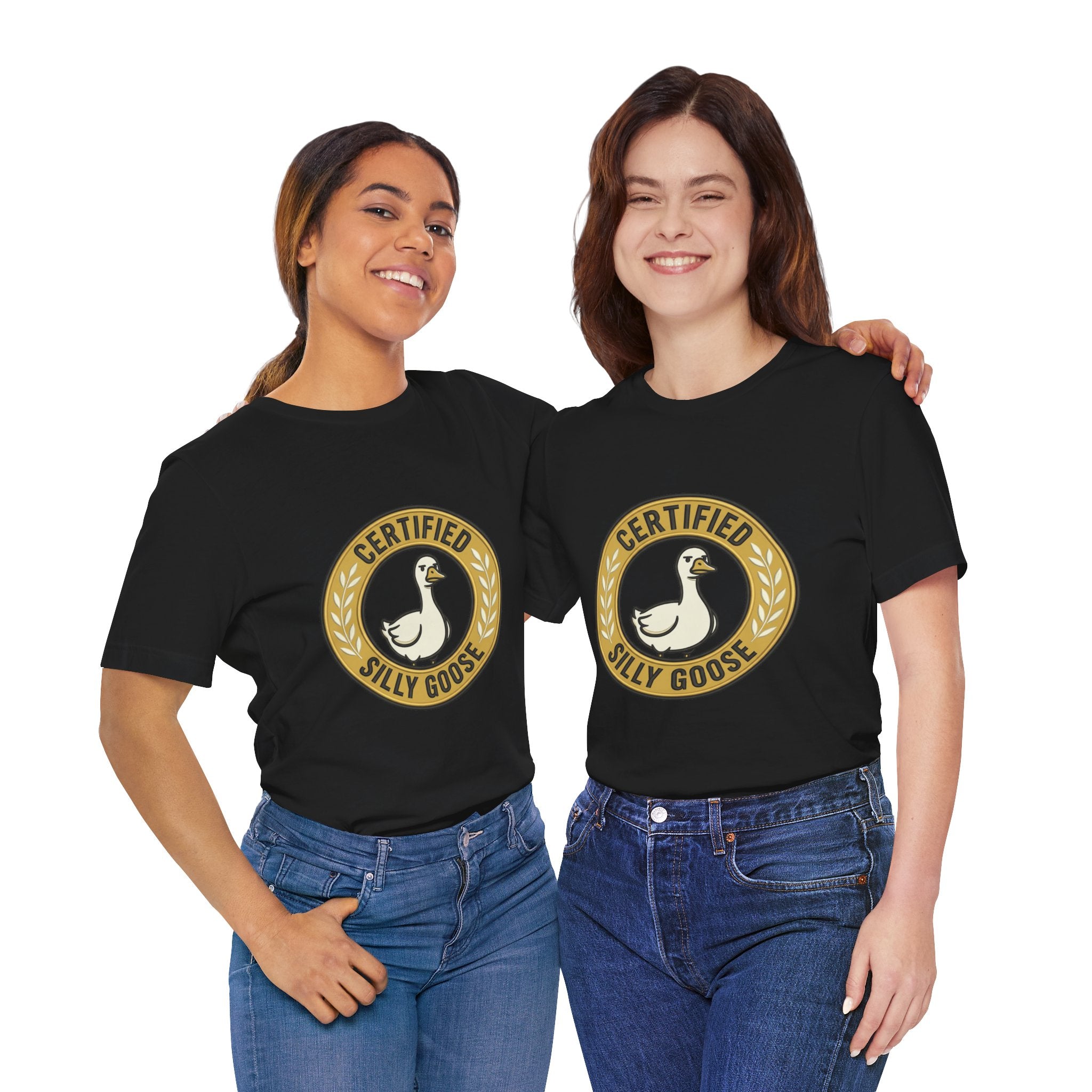 Certified Silly Goose Tee | goofy animal, wholesome humor