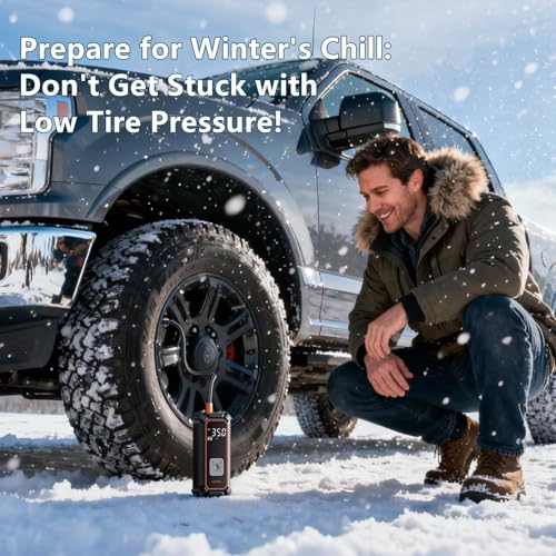 Portable Tire Inflator – Fast & Cordless Air Compressor for Cars, Bikes & More
