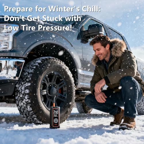 Portable Tire Inflator – Fast & Cordless Air Compressor for Cars, Bikes & More