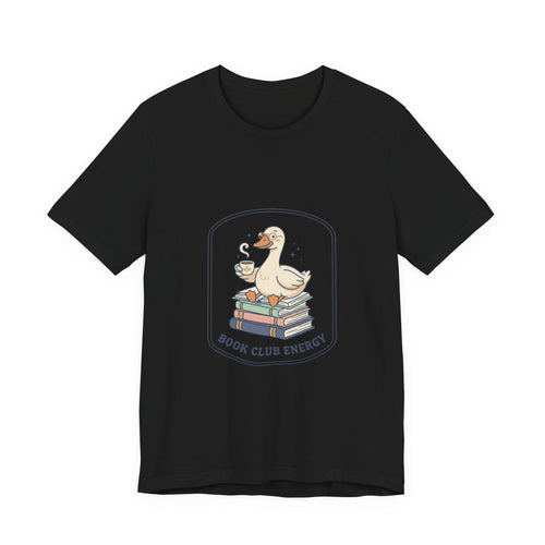 Book Club Energy T-Shirt | silly humor, goofy animal