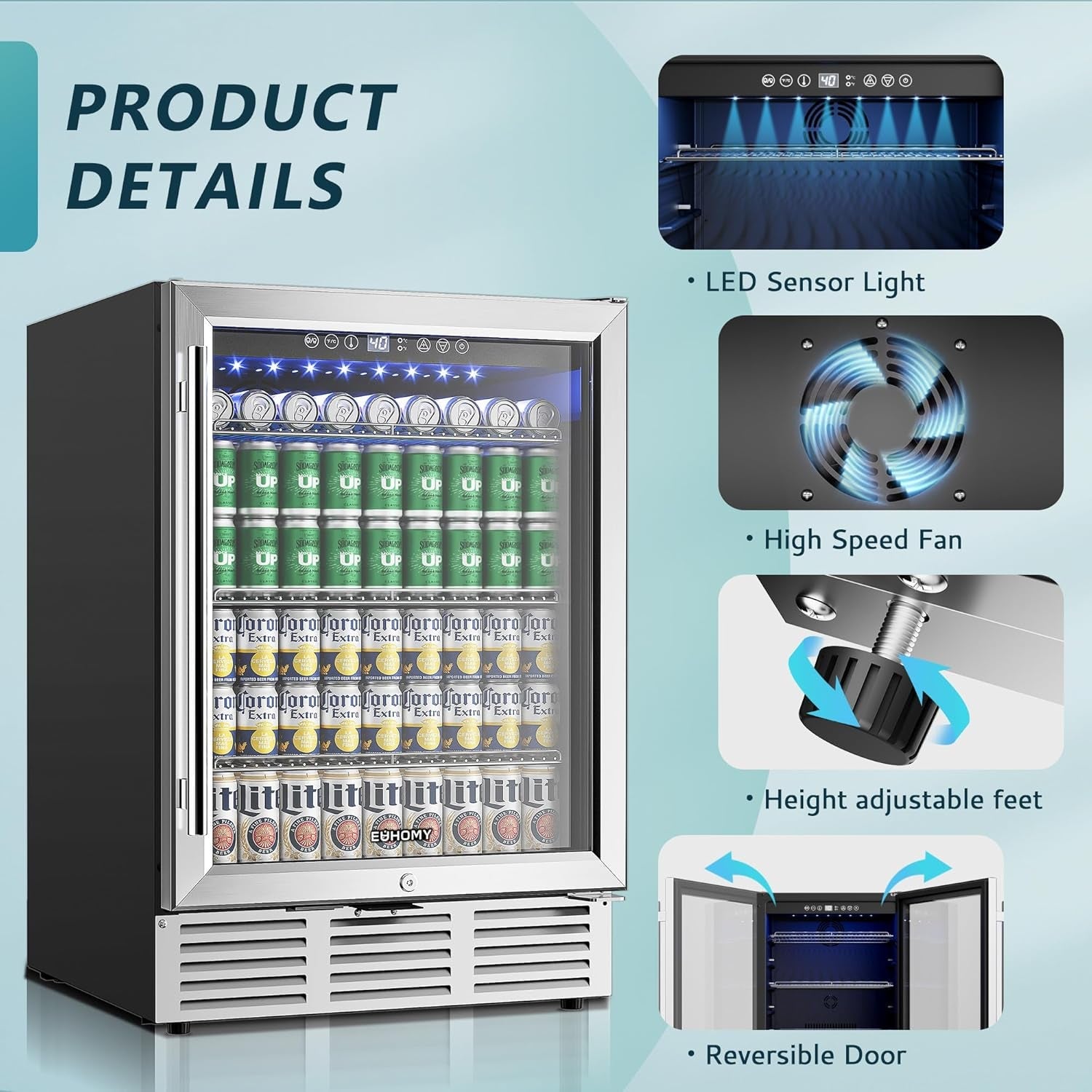 Ultimate Beverage Fridge Delight
