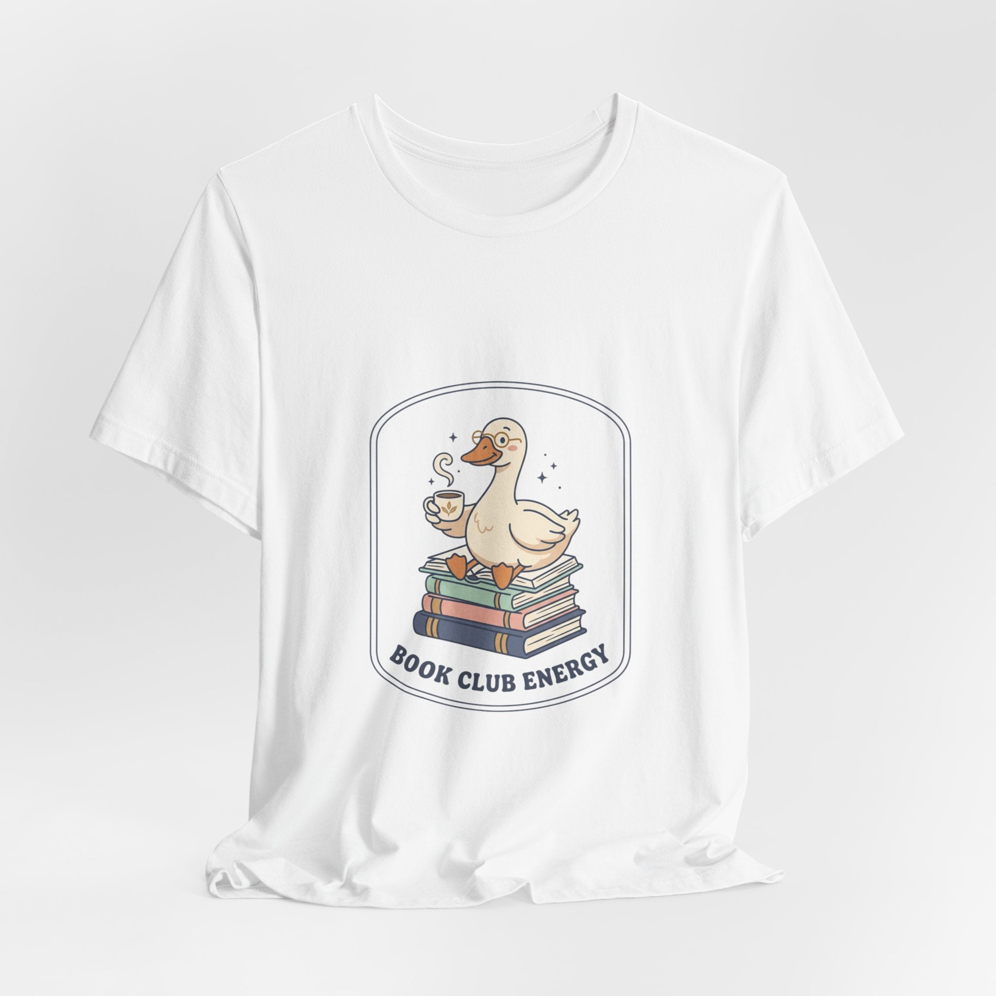 Book Club Energy T-Shirt | silly humor, goofy animal