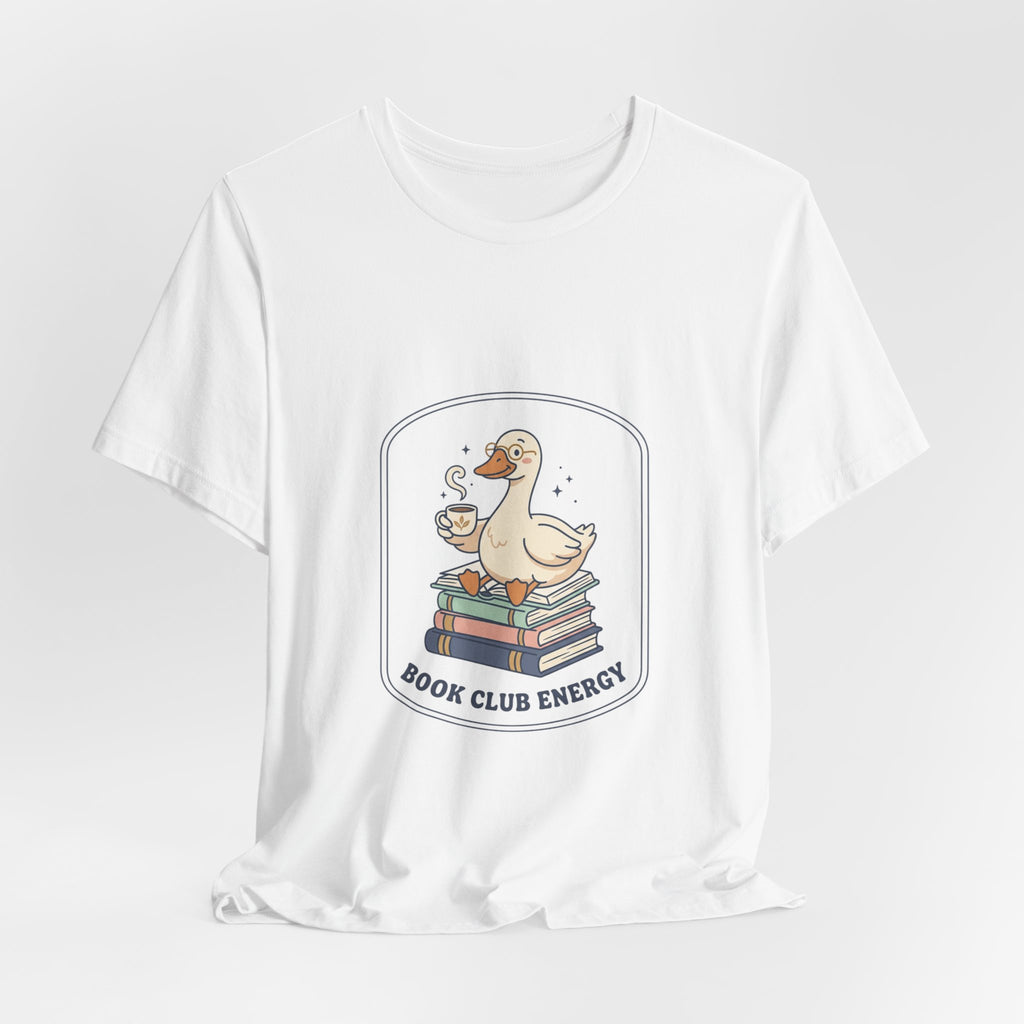 Book Club Energy T-Shirt | silly humor, goofy animal
