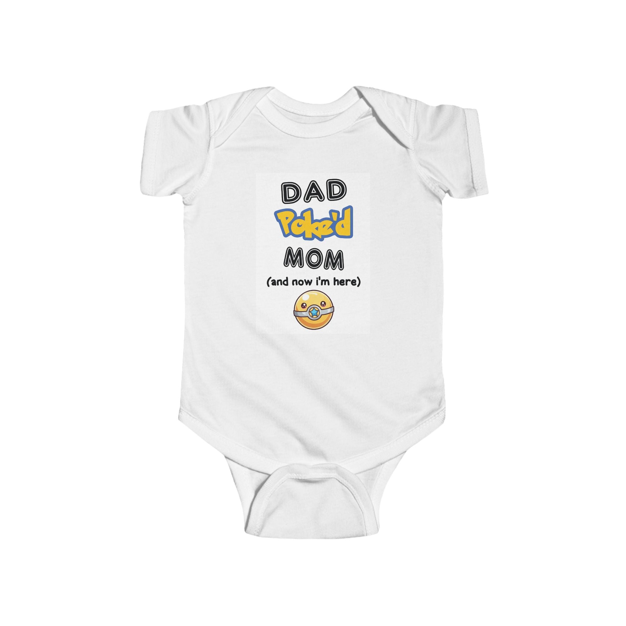 Dad Pokéd Mom baby bodysuit | Infant Bodysuit, Outfit Clothing