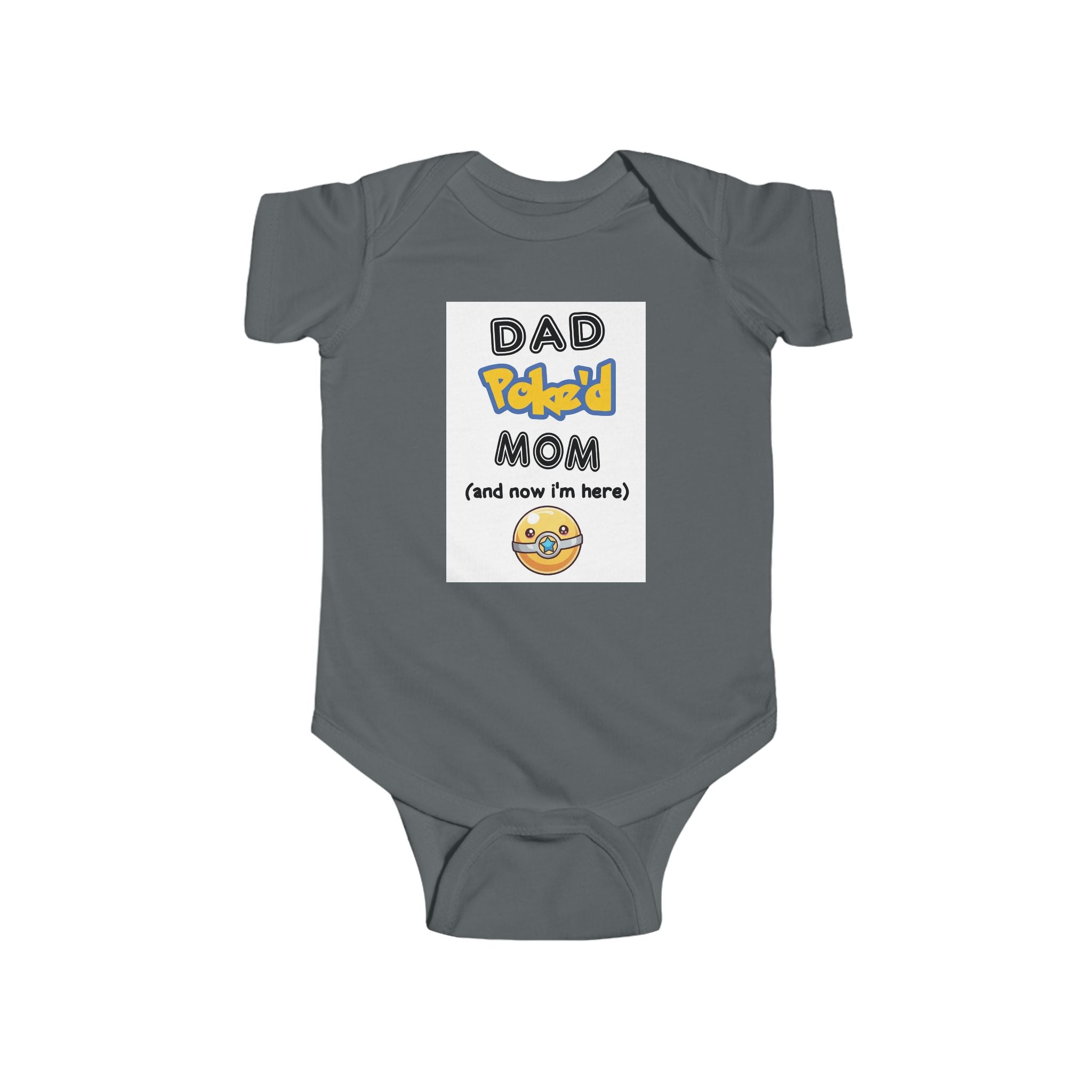 Dad Pokéd Mom baby bodysuit | Infant Bodysuit, Outfit Clothing