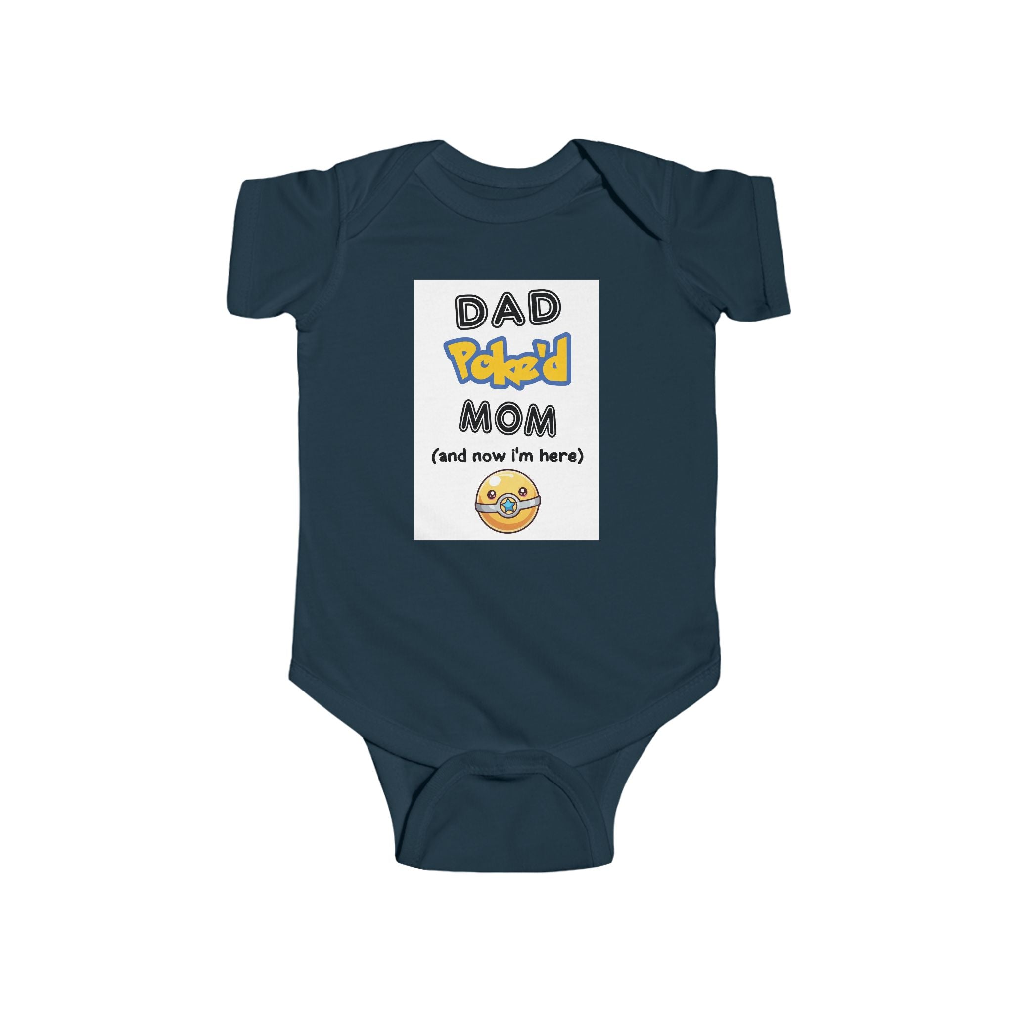Dad Pokéd Mom baby bodysuit | Infant Bodysuit, Outfit Clothing