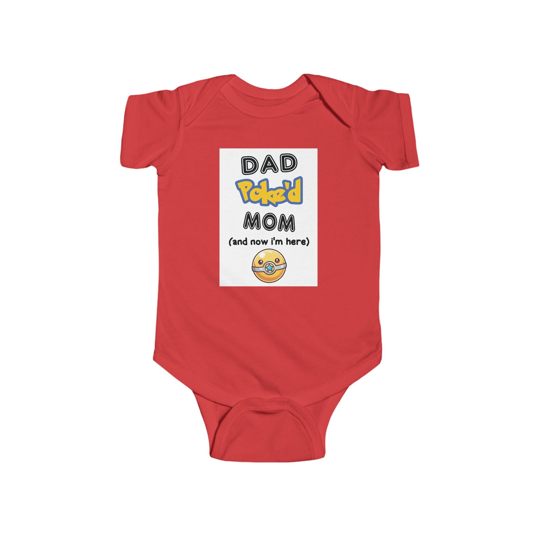 Dad Pokéd Mom baby bodysuit | Infant Bodysuit, Outfit Clothing
