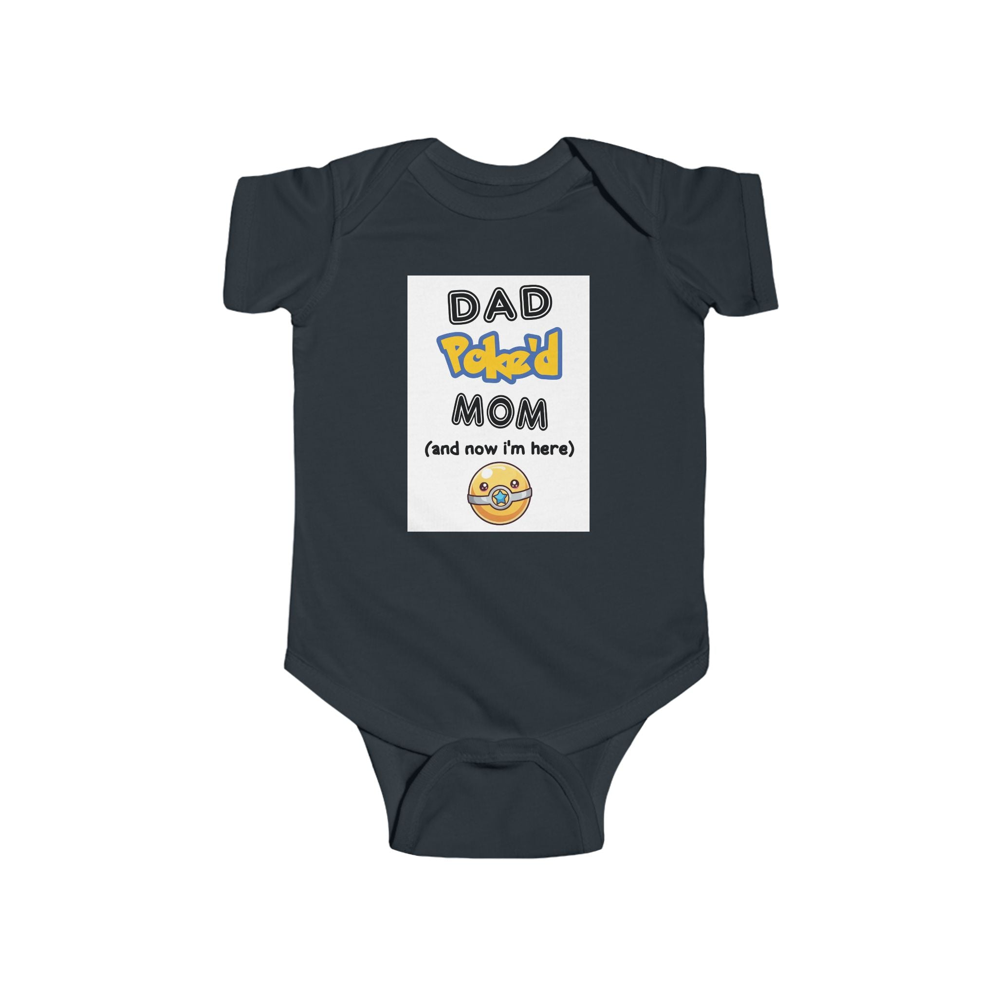 Dad Pokéd Mom baby bodysuit | Infant Bodysuit, Outfit Clothing