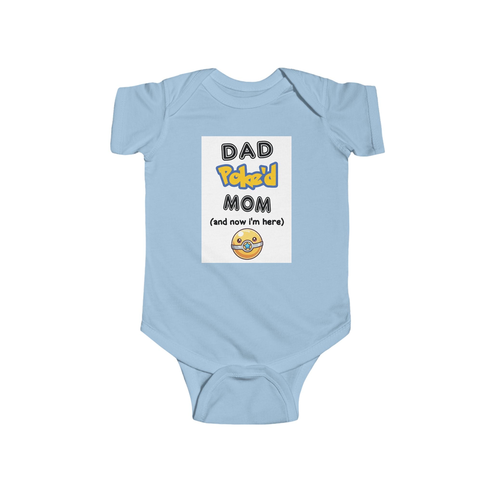Dad Pokéd Mom baby bodysuit | Infant Bodysuit, Outfit Clothing