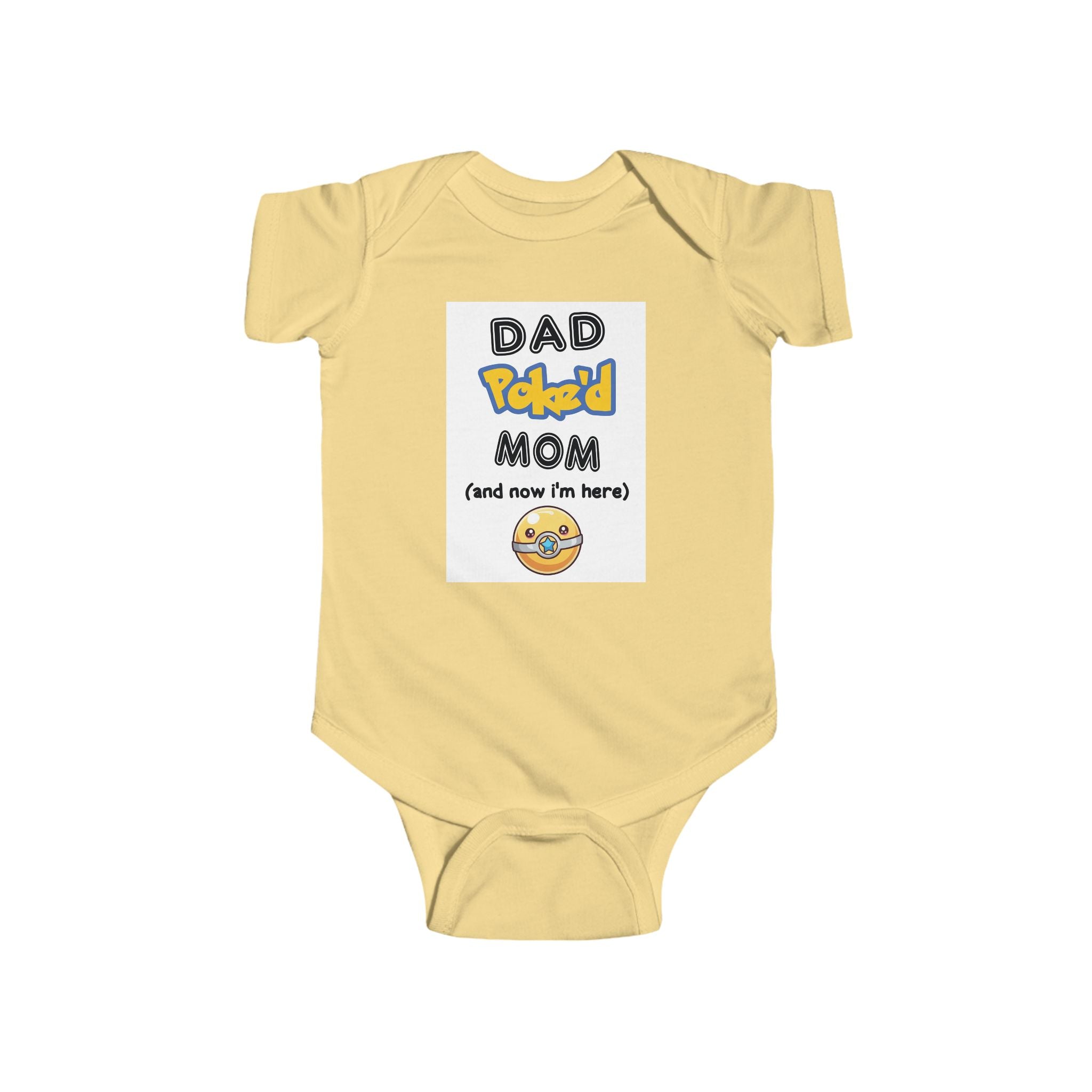 Dad Pokéd Mom baby bodysuit | Infant Bodysuit, Outfit Clothing