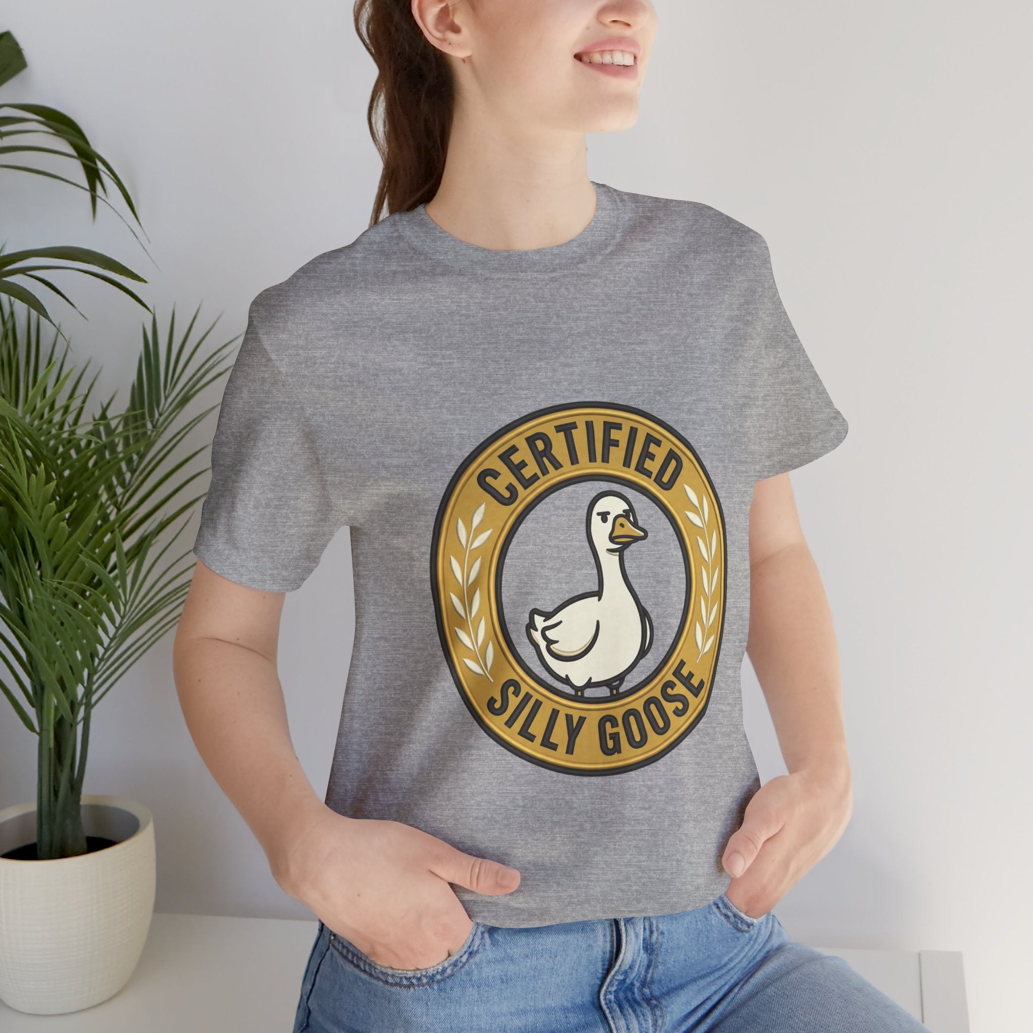 Certified Silly Goose Tee | goofy animal, wholesome humor