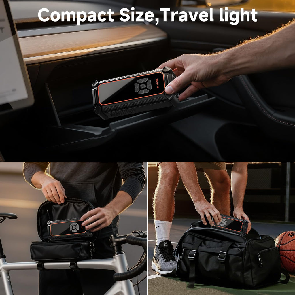 Portable Tire Inflator – Fast & Cordless Air Compressor for Cars, Bikes & More