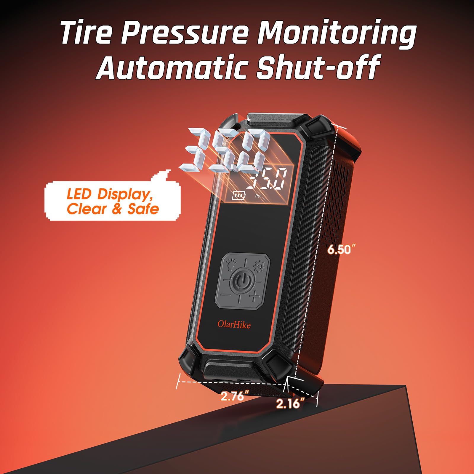 Portable Tire Inflator – Fast & Cordless Air Compressor for Cars, Bikes & More