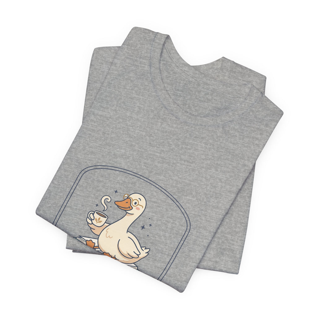 Book Club Energy T-Shirt | silly humor, goofy animal