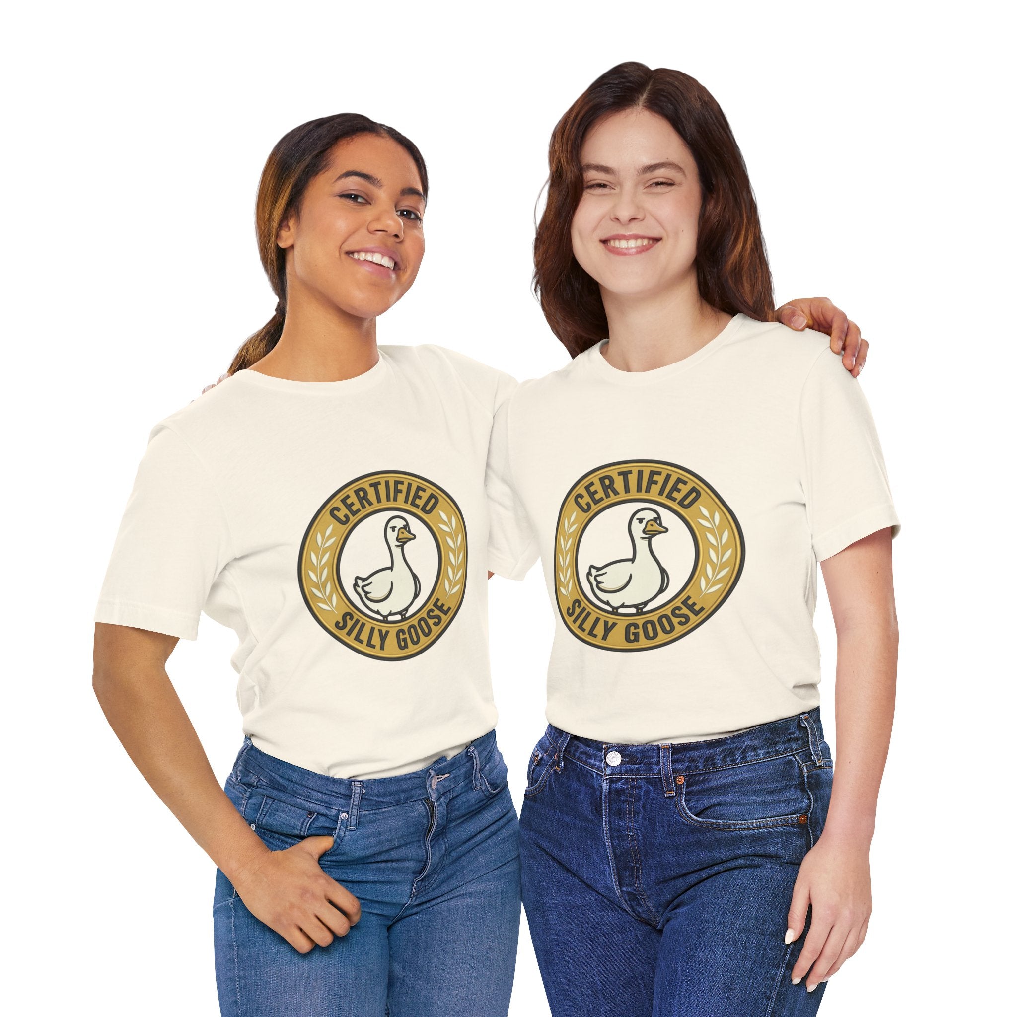Certified Silly Goose Tee | goofy animal, wholesome humor