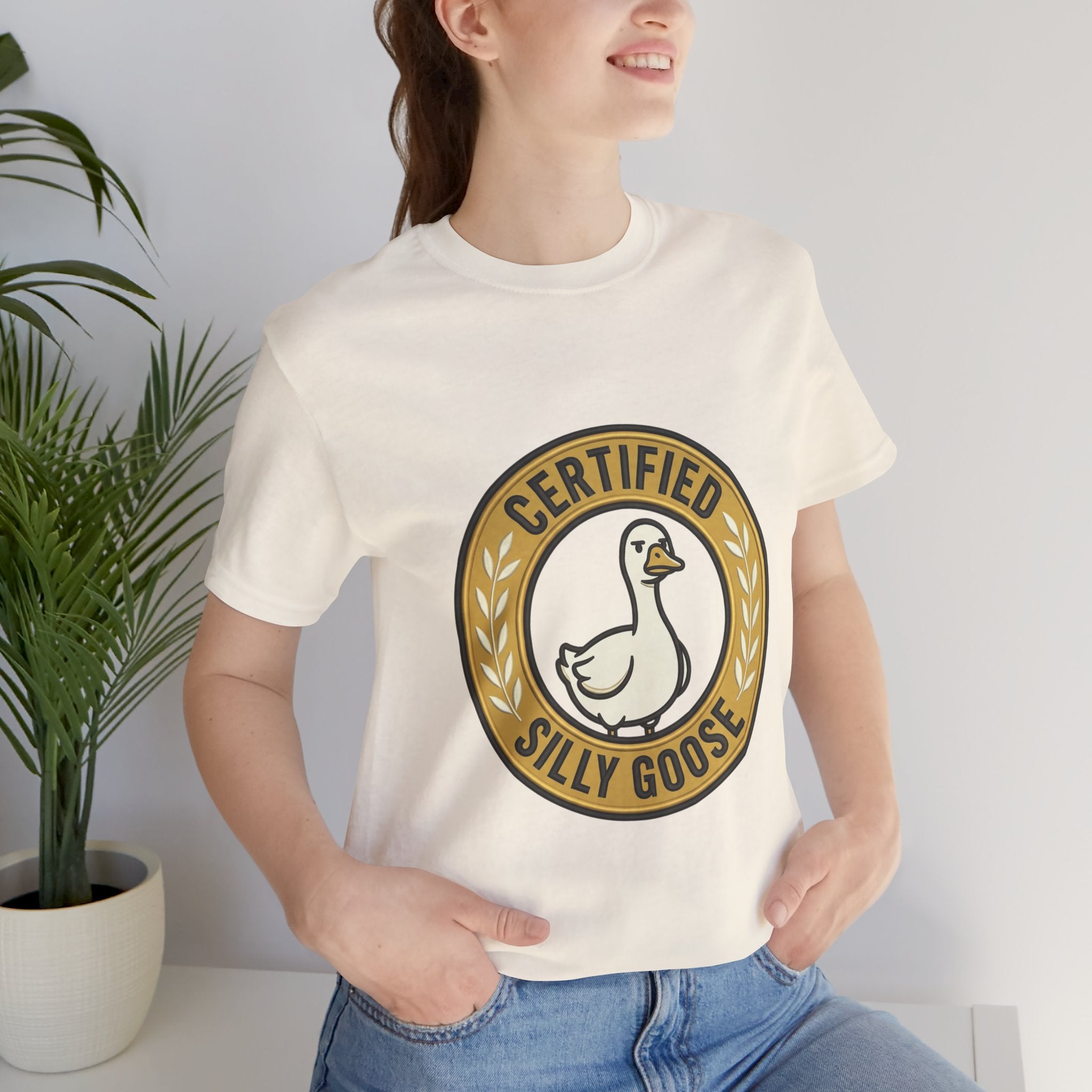 Certified Silly Goose Tee | goofy animal, wholesome humor