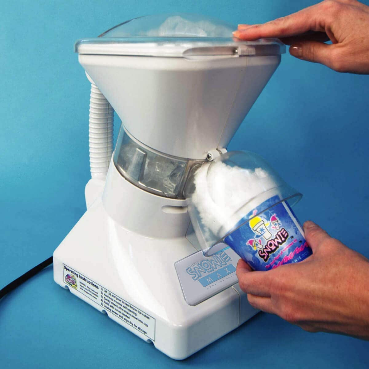 - Little  Max Snow Cone Machine - Premium Shaved Ice Maker, with Powder Sticks Syrup Mix, Entrepreneur Kit