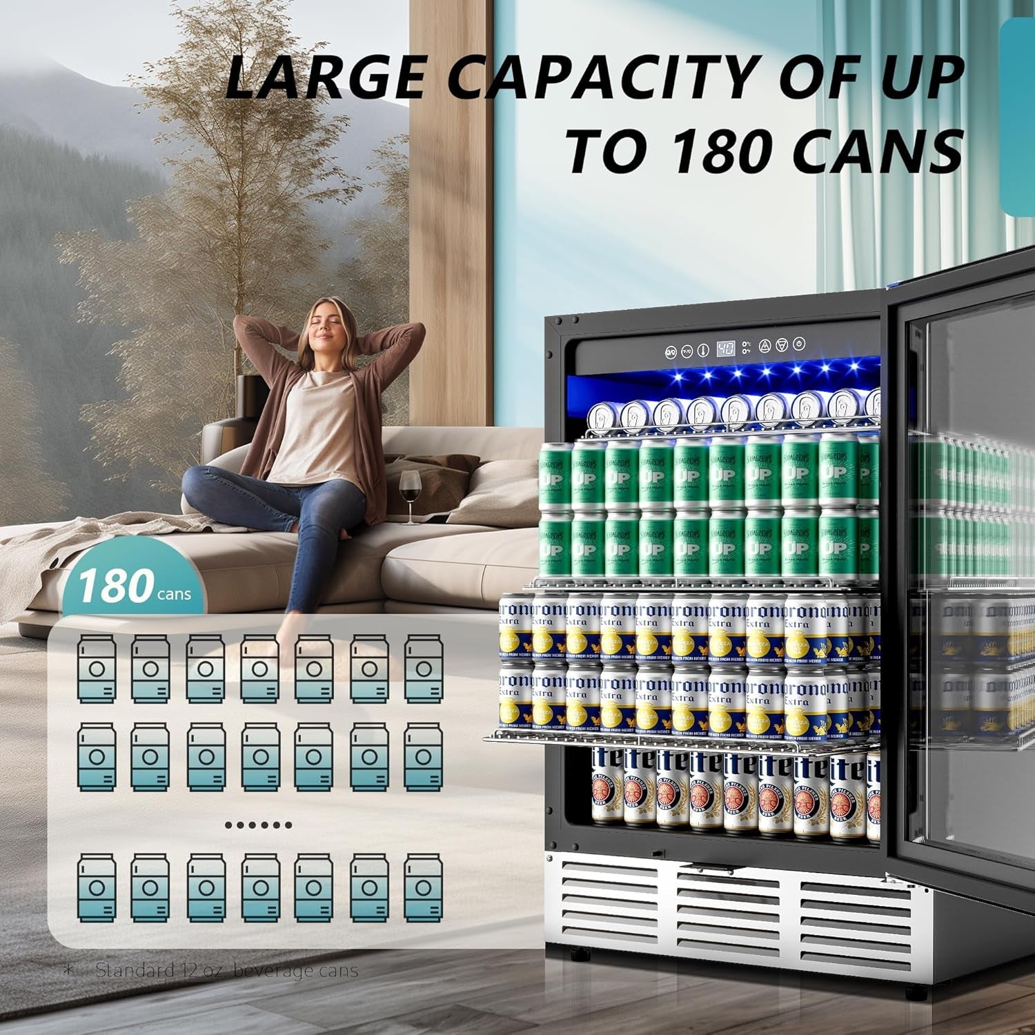 Ultimate Beverage Fridge Delight